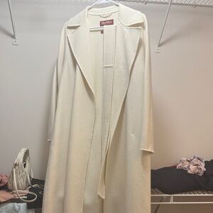 MaxMara Cream Long Coat